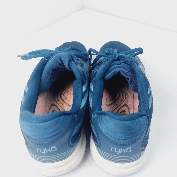 Ryka Women's Navy Devotion Plus 3 Lace-Up Low Top Walking Sneakers Size 9W - Picture 7 of 13